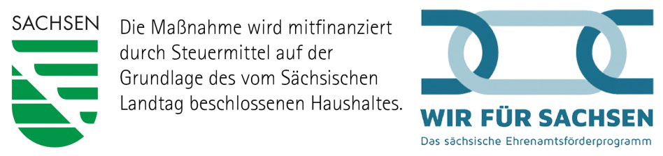 Logo Stadt Leipzig Sachsen Förderung Kunstrasenplatz